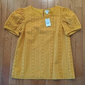 J Crew Eyelet Shirt